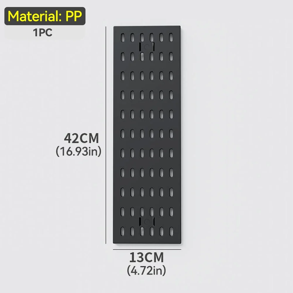 Versatile Wall-Mounted Pegboard Organizer for Home and Office Storage