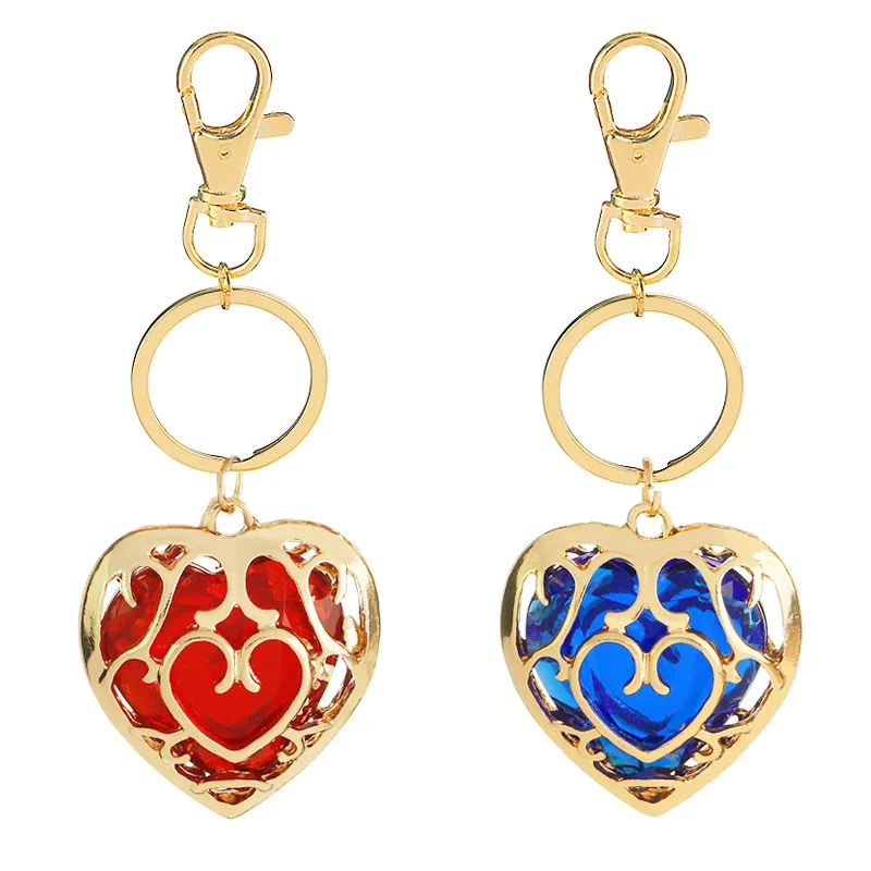Gioco Lacrime Del Regno Respiro Del Selvaggio Portachiavi Hollow Love Portachiavi Borsa Pendente Metallo 3D Llaveros Gioielli Per Gioco Llaveros Regal
