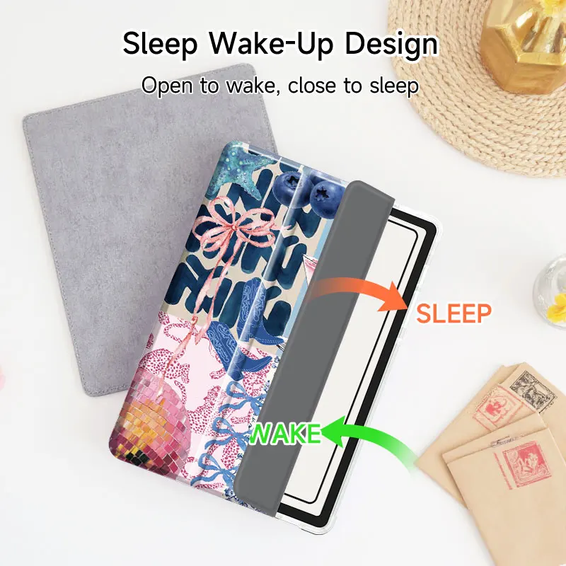 Premium iPad Case with TPU Soft Shell and Sleep/Wake Functionality