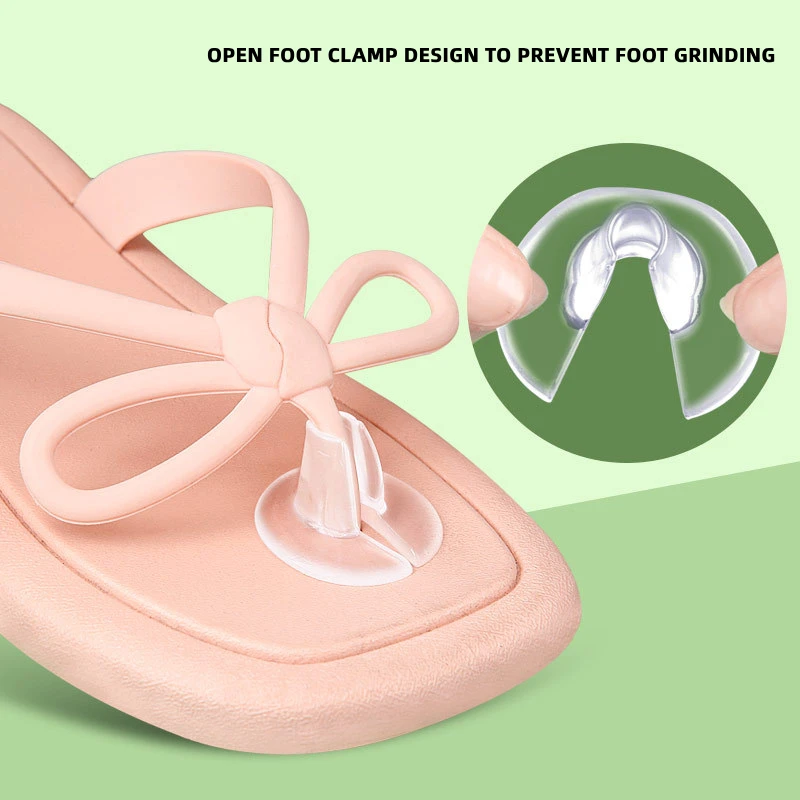 Silicone Shoe Insoles 2pieces = 1pair Transparent Forefoot Shoe Pads Silicone Flip Gel Cushions Pad Protectors Anti-Slip Insoles Cushion For Flip Flops