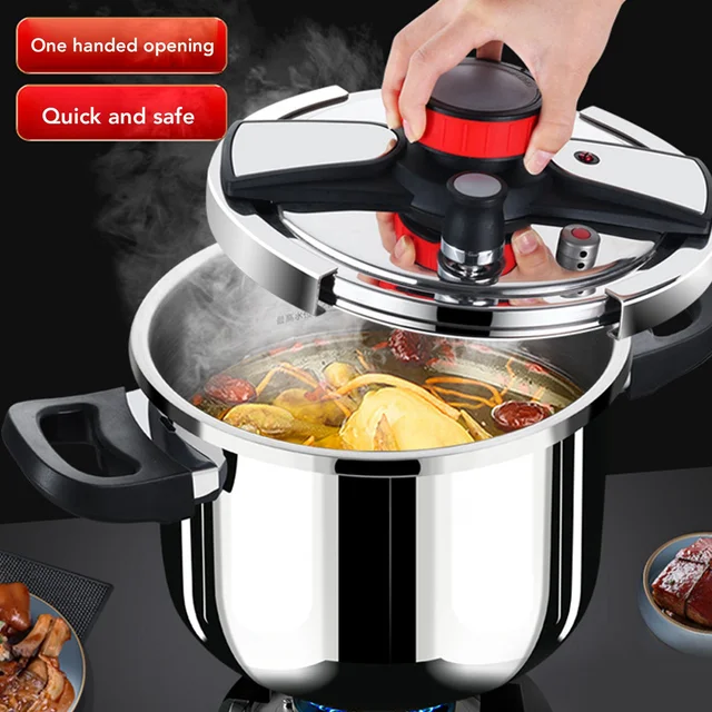 Large Pressure Cooker Household 304 Stainless Steel Pressure Cooker Multi Functional Explosion Proof Pressure Cooker 6
