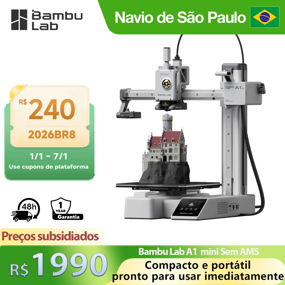 Bambu Lab A1 Mini 3D Printer 500mm/s High-Speed Printing Auto