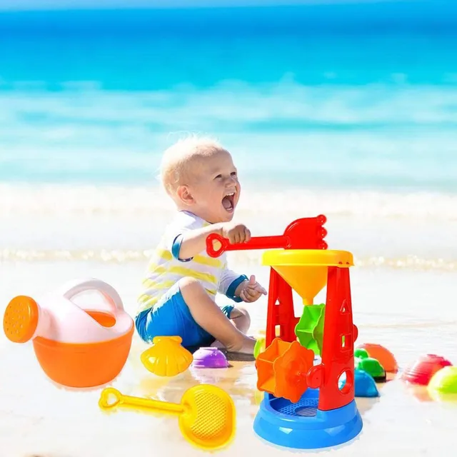 Children Beach Sand Toys With Cute Animal Model Seaside Beach Snow Toys Dune Sand Mold Tools Sets Baby Bath Toy Kids Swim Toy 4