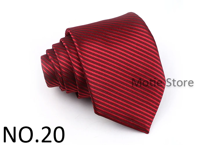 Neue Design Einfarbig Gestreiften Krawatte Schwarz Blau Polyester Krawatte Für Männer Hochzeit Business Party Tragen Hemd Anzug Zubehör Geschenke – Detail 21