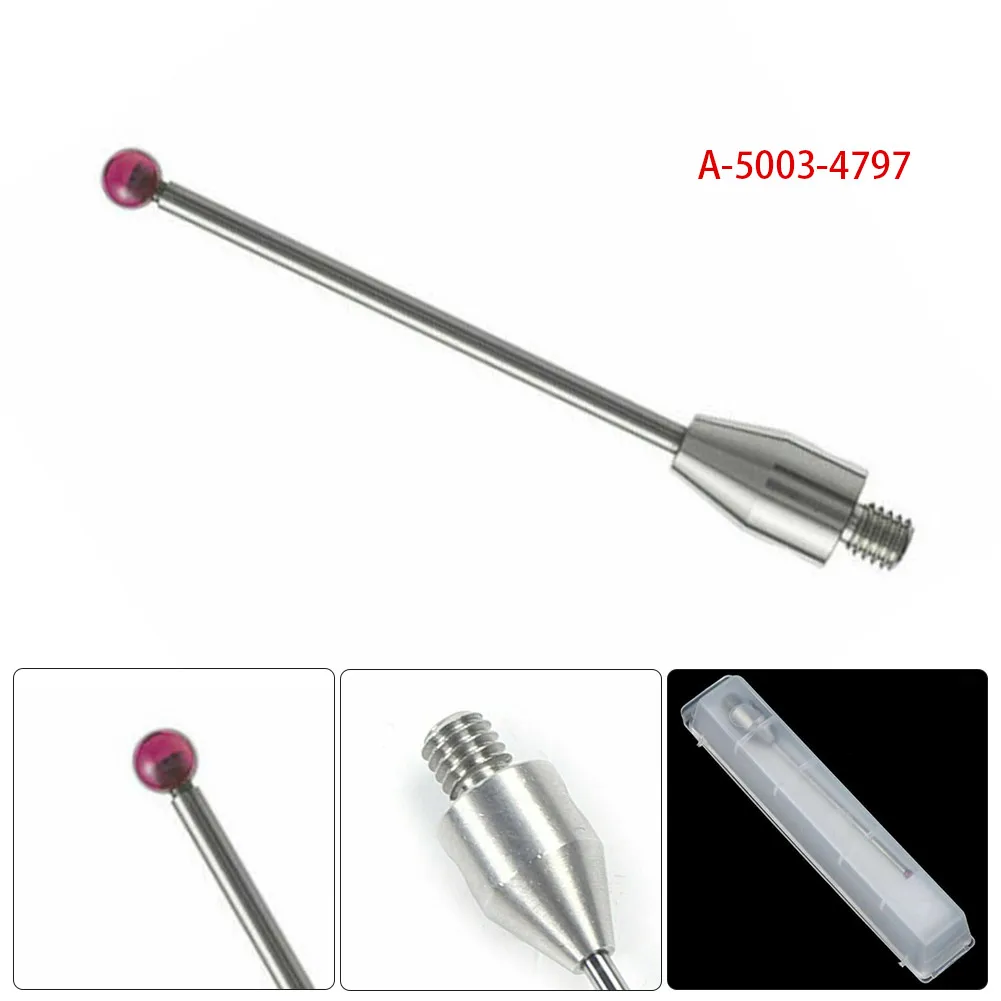 

Long Styli Touch Probe Styli CMM Stylus A-5003-4797 Thread 2mm Tungsten Steel 1Pieces Ball 50mm Long CMM Parts