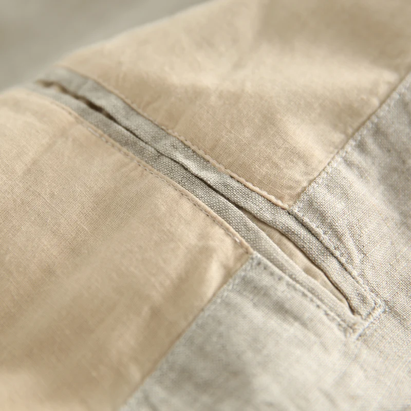 new arrival Spring autumn Jacket Linen Suit Male Thin Casual Jacket  Single Breasted blazer high quality size M L XL XXL 5