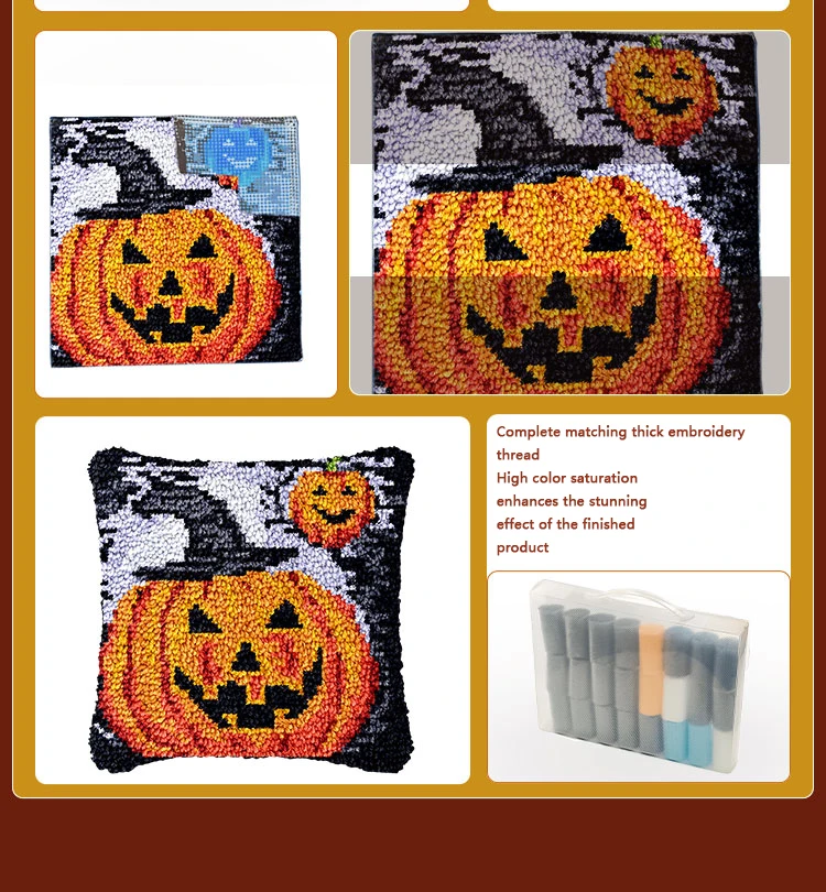 Sunflower Latch Hook Rug Kit 6