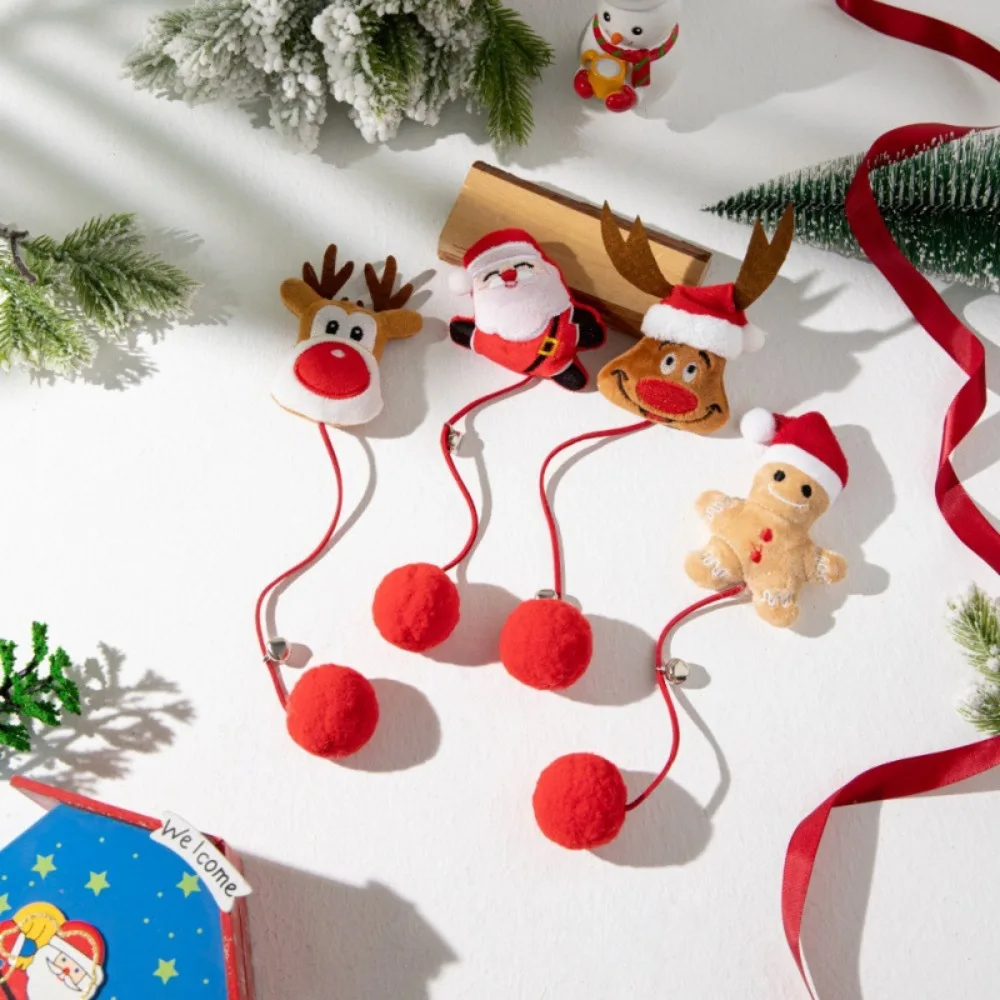 Pet Toy Cat Bell Creative Gift Christmas Elements Teasing Cat Stick Pet Toys Santa Claus Elk Snowflakes Chew-resistant Pet Toys Pet Toy Cat Bell Creative Gift Christmas Elements Teasing Cat Stick Pet Toys Santa Claus Elk Snowflakes Chew-resistant Pet Toys