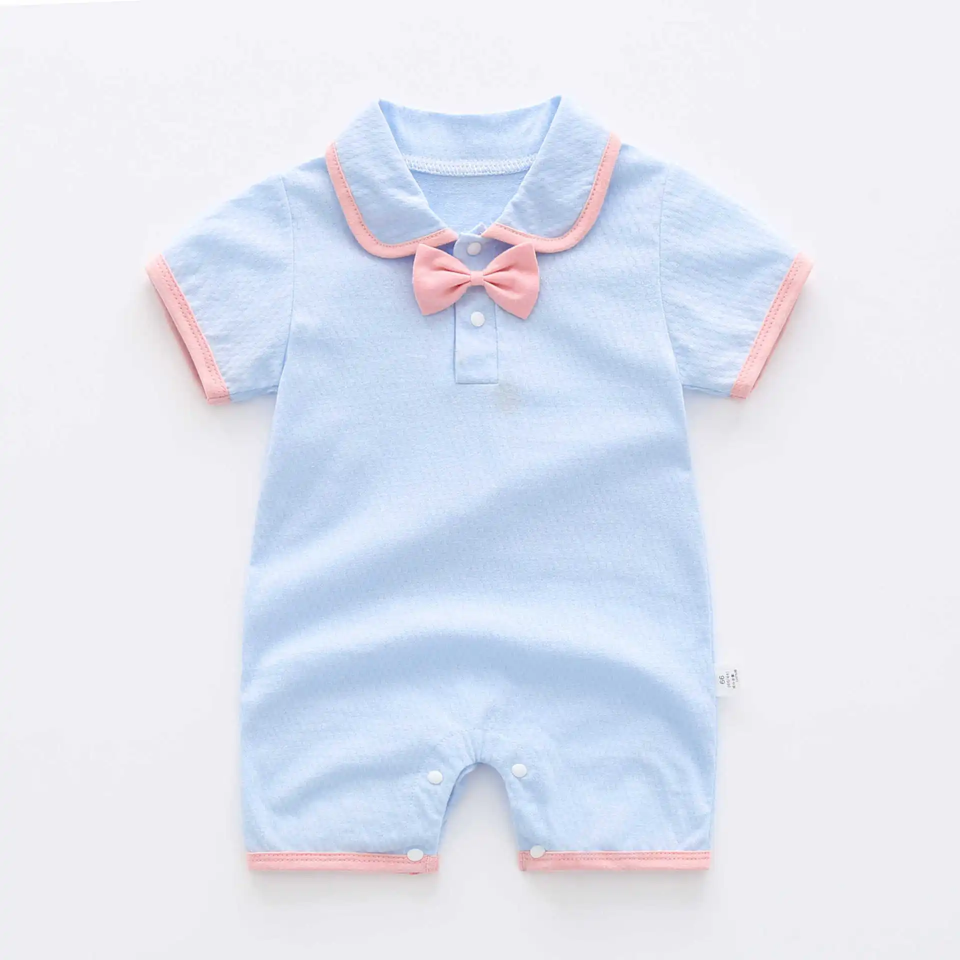 2022 Summer Short Sleeve Baby Girl Romper Cotton Infant Girls Clothes 0-3 Years Toddler Girl Romper Newborn Clothes Jumpsuits bulk baby bodysuits	