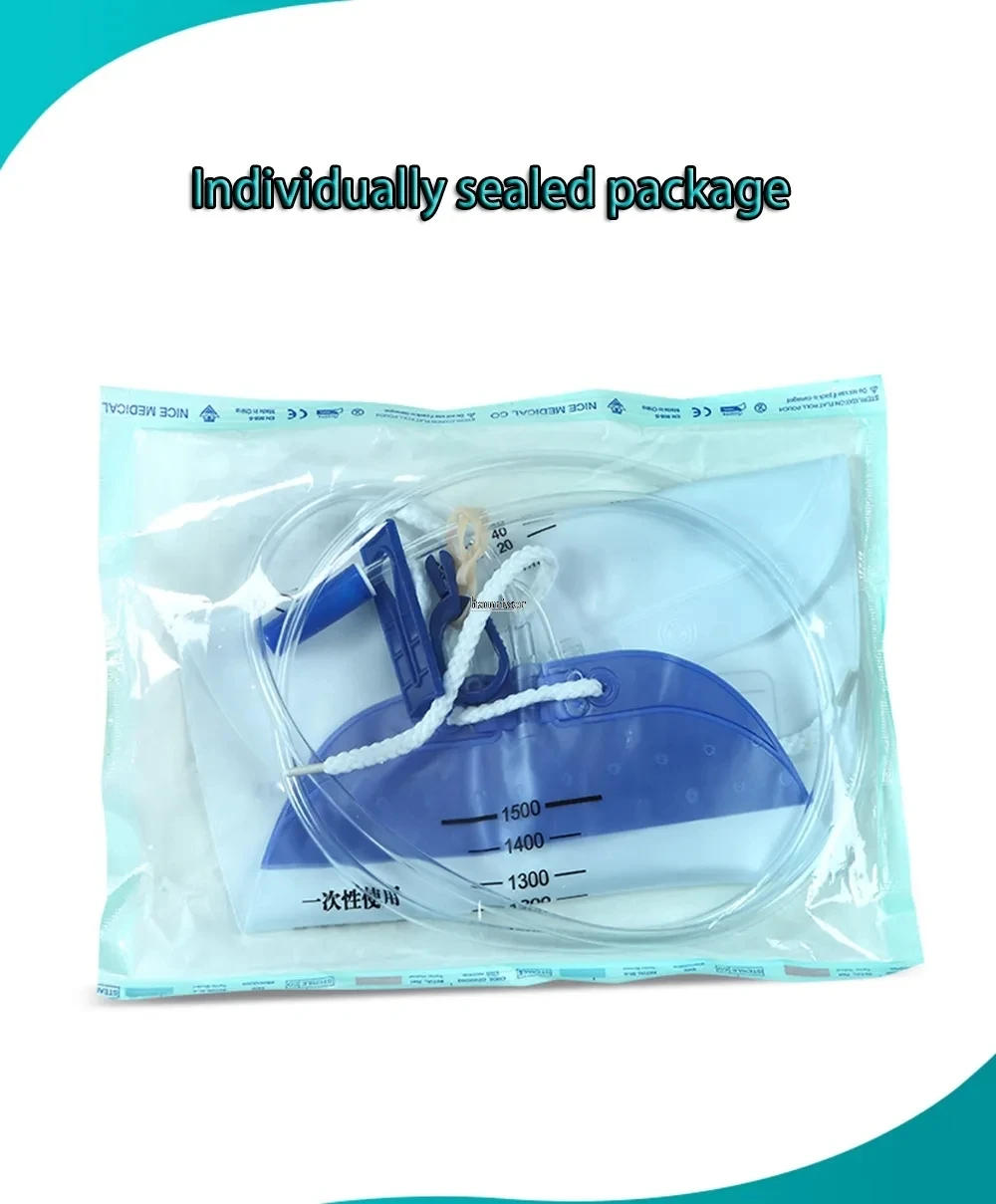 Disposable drainage bag urine collection bag urine anti-reflux bile catheter for elderly men and women 1500ml