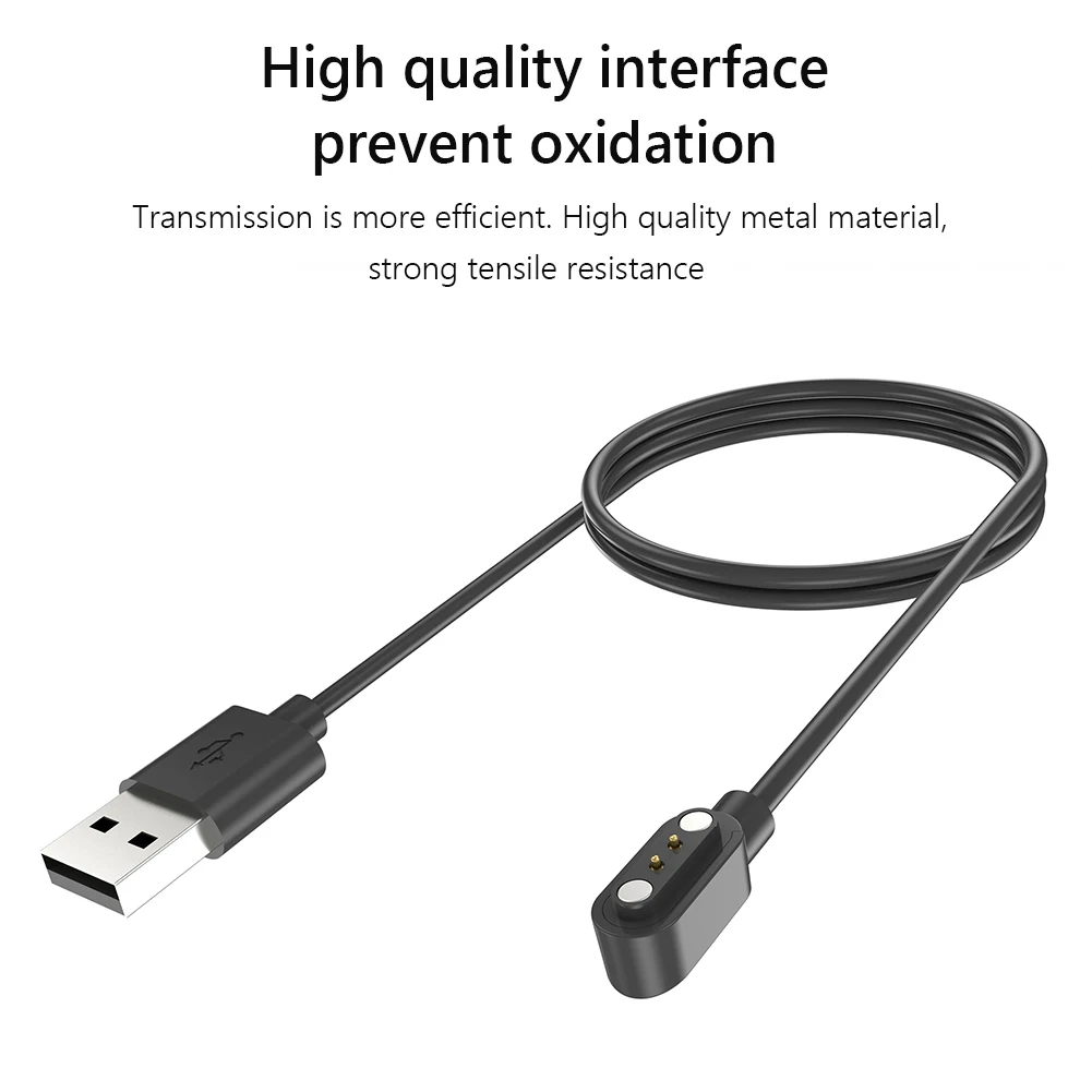 Magnetic Charging Wire Safety USB Wrist Watch Charging Cable Replacement Accessories for Kieslect Ks Smartwatch