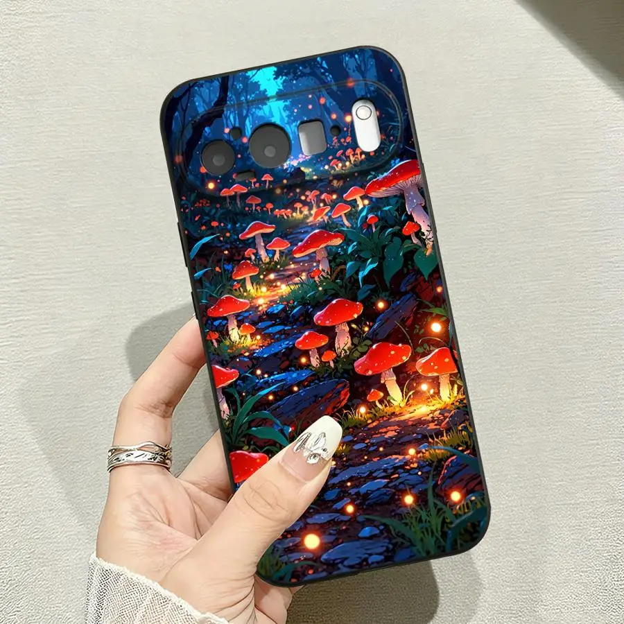 Cartoon Mushroom Phone Cover Case