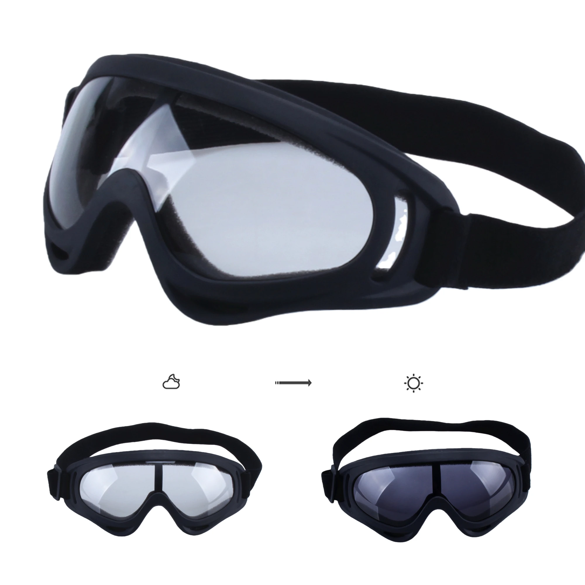 Polarized Photochromic Outdoor Sports Goggles