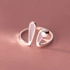 SALONGFANG Cute Rabbit Ear Ring Cartoon  Animal Ring Bracelet For China Girlfriend Opening Adjustable Holiday Jewelry Wholesale 4