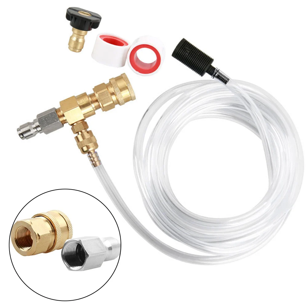 Description Picture 3 of itemPressure Washer Connector Quick Connector Regulating Valve Soap 2 To 5 GPM 4000 PSI Downstream Filter Injector