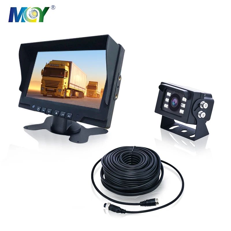 

7 inch Car Screen 1080P 24V DC Backup Rear View Security Reverse Heavy Duty Truck camera System
