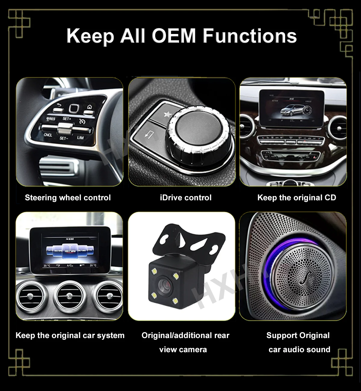 Qualcomm 12.8inch Android 15 8Core 12+256G Car Radio Multimedia BT Auto For Benz