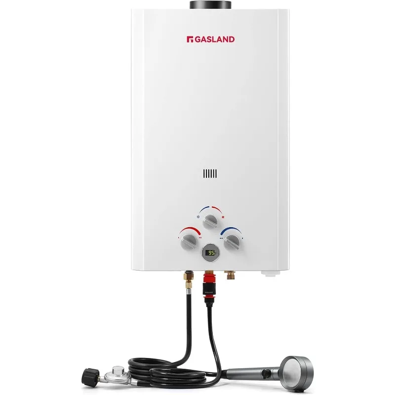 GASLAND Outdoors Propane Tankless Water Heater 16L, 4.22GPM Outdoor Camping Gas Water Heater