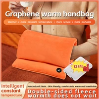 Hand Warmer Rechargeable Hot Water Bag 3 Gear Temperature Fast Heating Soft Flannel Winter Heated Bag Warming 1