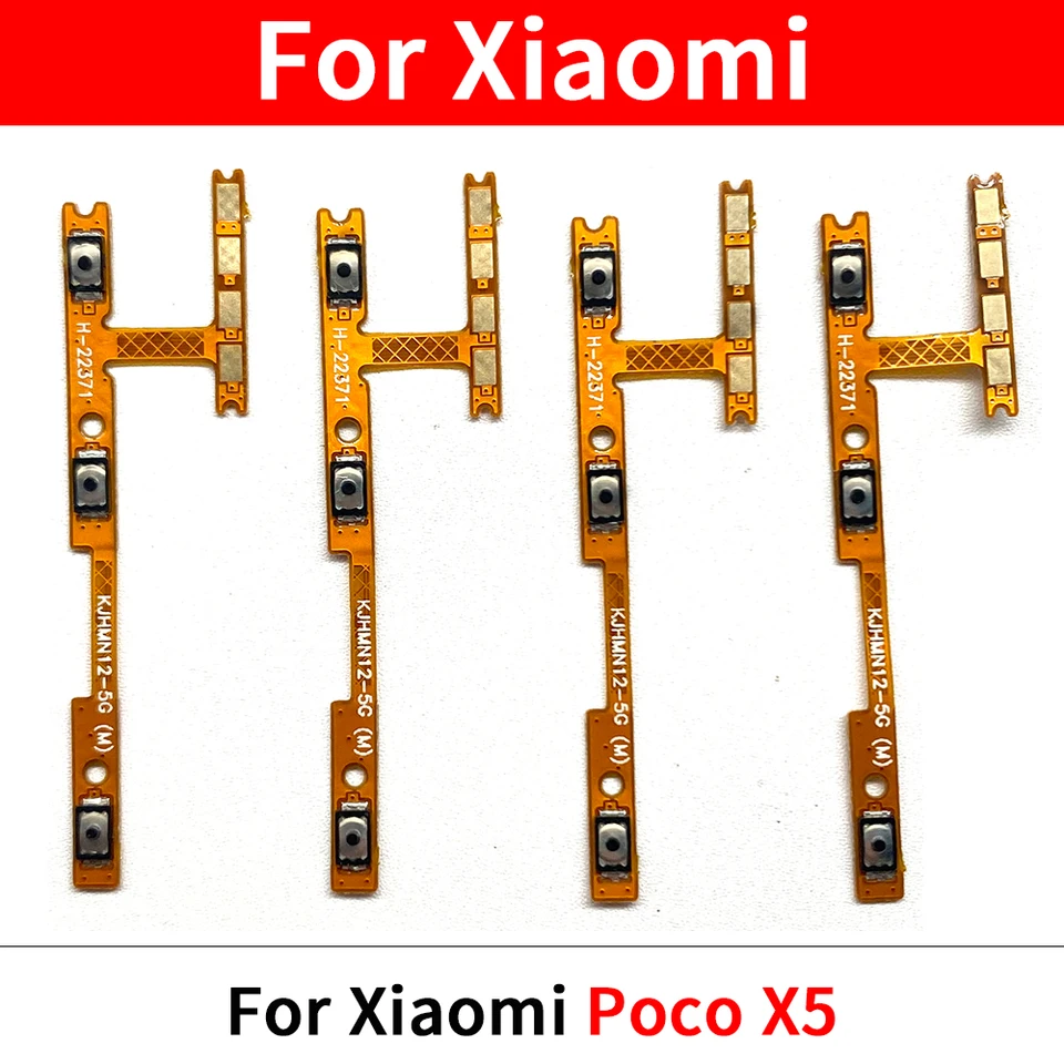 Flex Kabel Xiaomi Power Flex Für Xiaomi Poco F3 Lautstärke Button Flex Kabel Ein Aus Xiaomi Ersatzteil Bunt