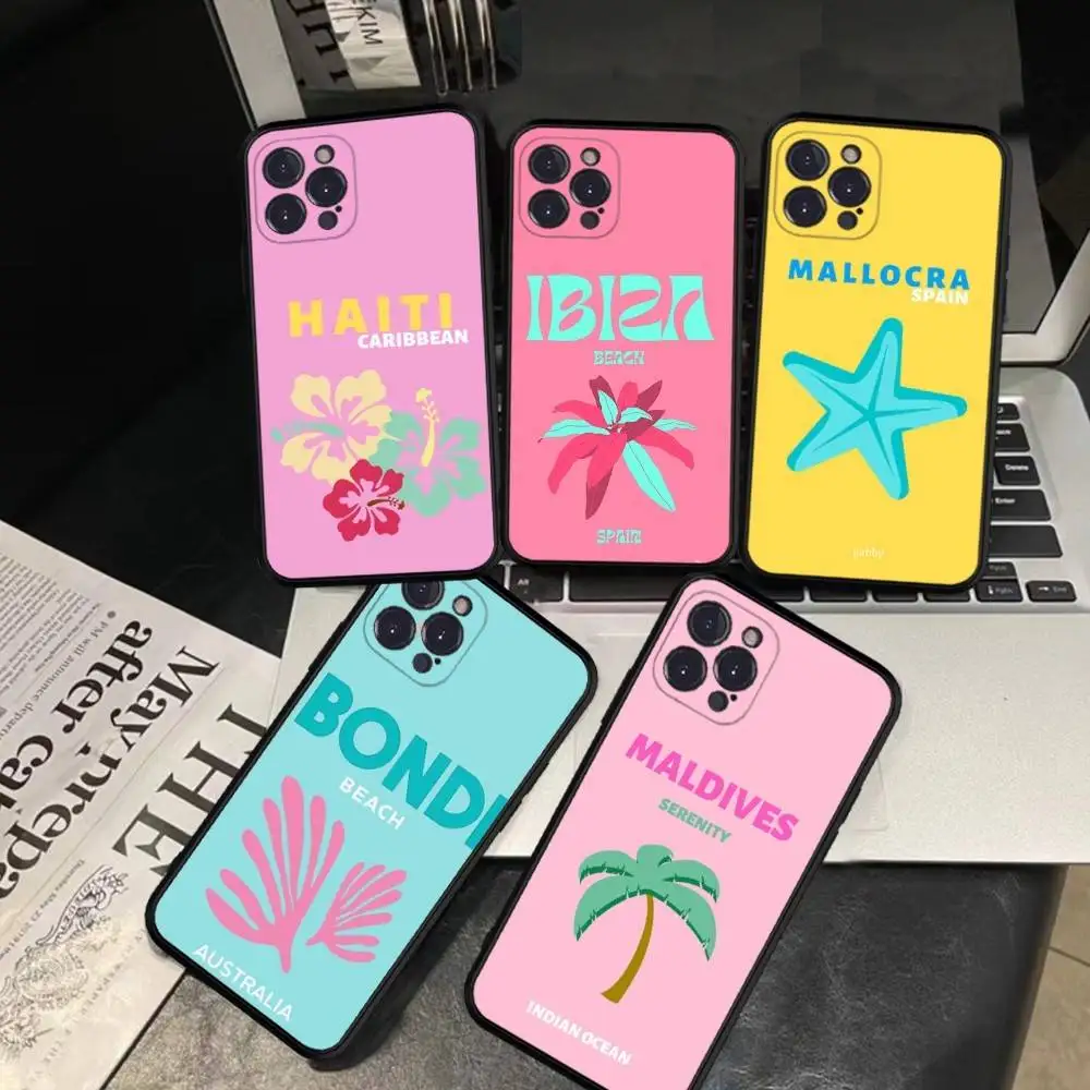 Tropical Oasis TPU Soft Phone Case