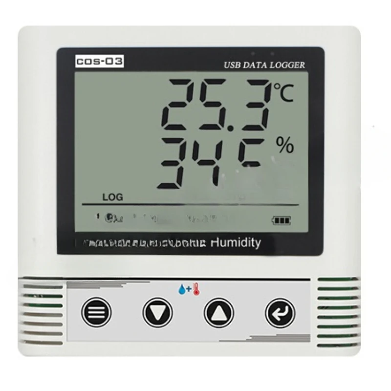 

Temperature and humidity recorder (built-in probe)