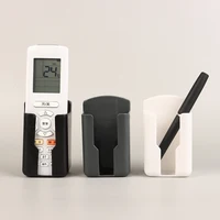 Support mural pour télécommande, boîte de rangement pour climatiseur, durable et non perforé, 1 pièce 4