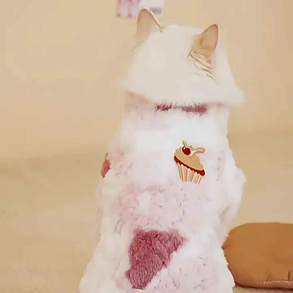 Soft Autumn and Winter Warm Pet Vest L-XXL Small and Medium-sized Cat/dog Warm Clothing Home Pet Clothing Pet Accessories