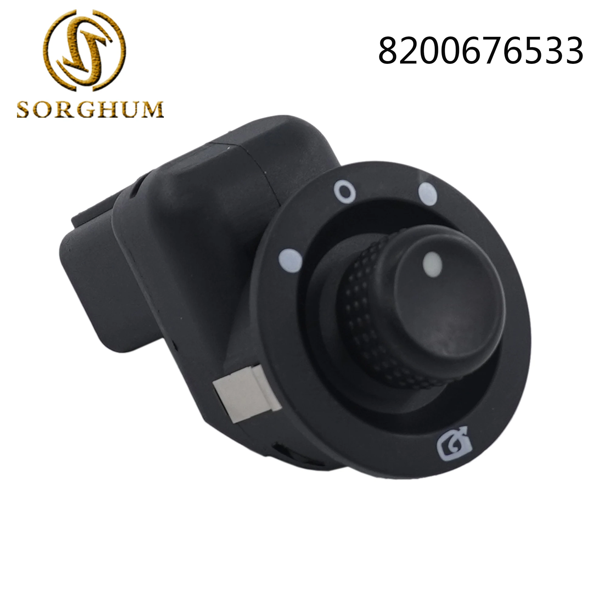 

Sorghum Rearview Mirror Control Switch Knob Button for Renault Clio III Laguna II Megane 2 Scenic 2 Kangoo 8200109014 8200676533