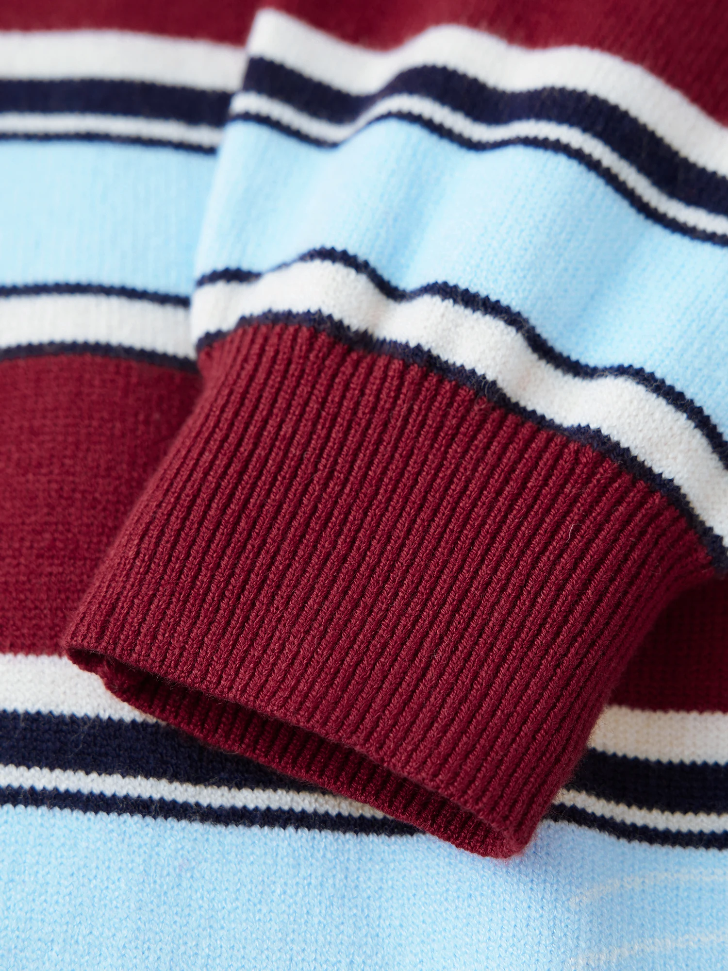 Ladies Cozy Striped Pullover Sweater Autumn Winter Stylish Relaxed Fit Long Sleeve Collared Knitwear Top