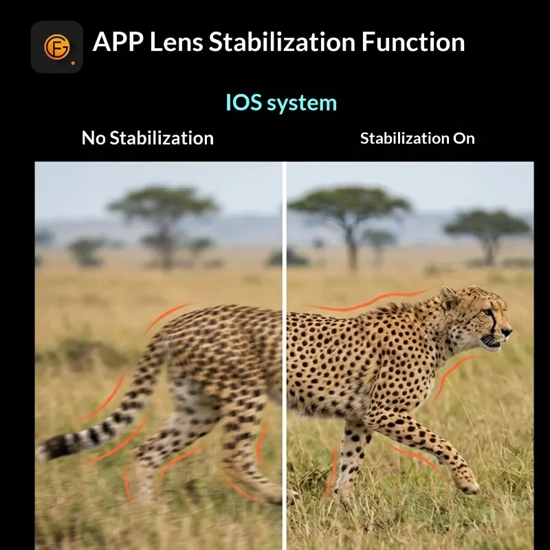 Obiettivo Teleobiettivo Fotorgear 400MM Pro per Smartphone - Senza Vignettatura, ED a Bassa Dispersione, 13 Elementi, Prisma da 35mm, Stabilizzazione IOS - immagine 3