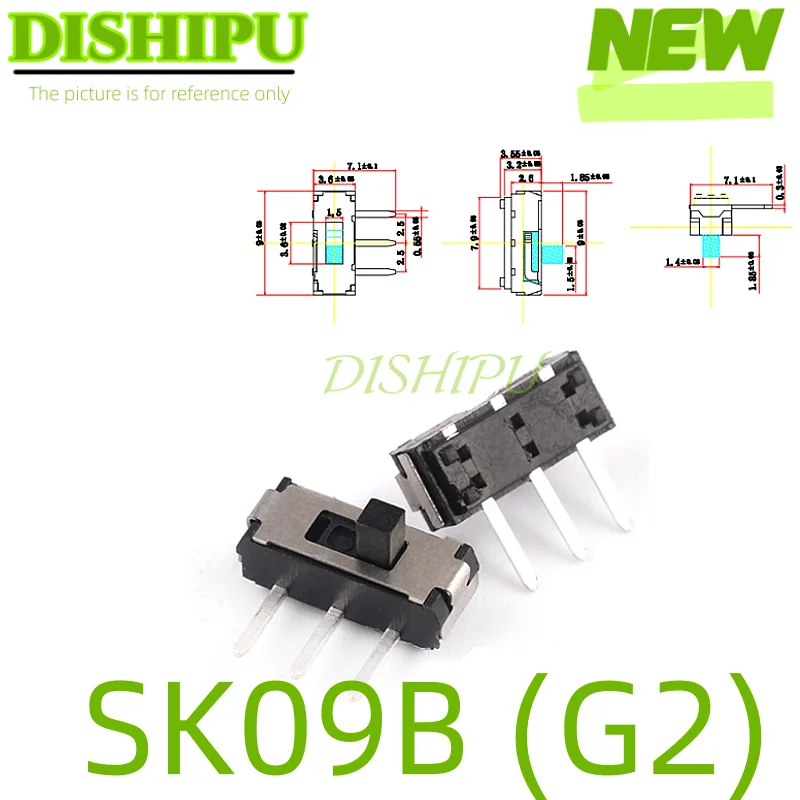 10–30 Stück Kippschalter Ss-23E04G3 G4 (2P3T) (2P2T) Ss12D00 Ss12D10 Ss12D11 Sk13D07V Ss12F15V Ss12D07V Sk01L Sk02Lsk09 Sk09B Sk09 – Detail 23