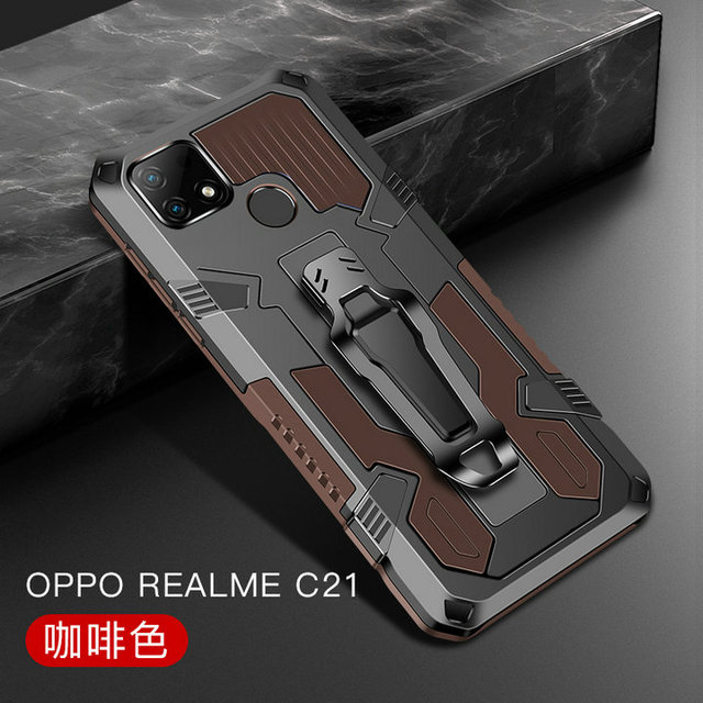 C21 y C25 C11 C35 Belt Clip Case Magnet Back Cover for OPPO Realme 8 Pro Case C21Y C3 C25S C 21 11 15 7 C25Y Bumper Etui