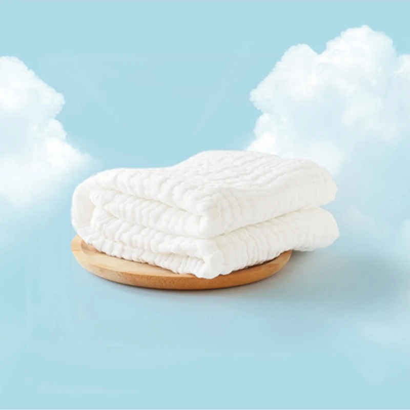 F62D Reusable Baby Muslin Blanket Infant Newborn Soft Breathable Gauze Bedding Bath Towel Shower Gifts