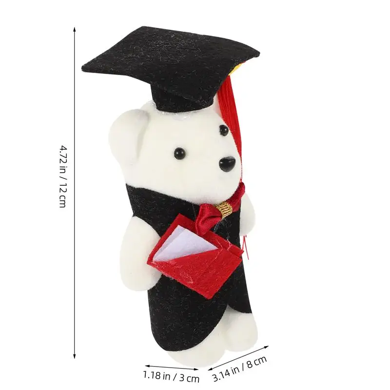 Bear Graduation Bouquet Decor 10pcs plush toys