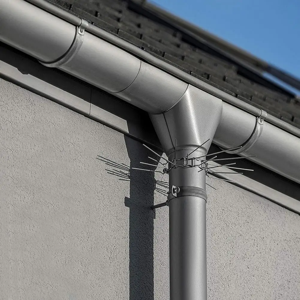 Reliable Protection for Downpipes Stainless Steel Downspout Tree Protector Against Climbing Marten Defence Belt for Outdoor Home