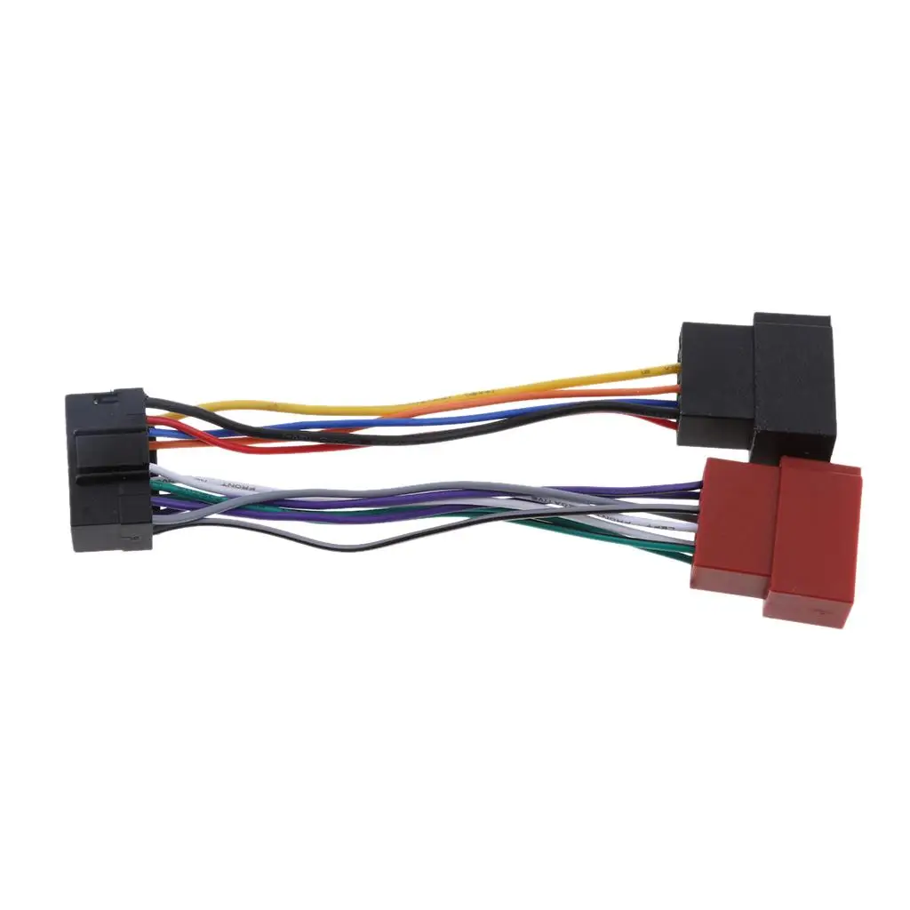 

New 16 Pin ISO Wiring Harness Connectors Adaptors Car Auto Stereo Radio for JVC