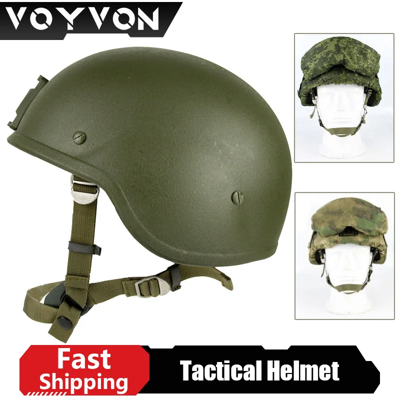 

A replica of the Russian Ratnik 6B47 Tactical Helmet Srmor Training High Polymer Material Hunting crash helmets