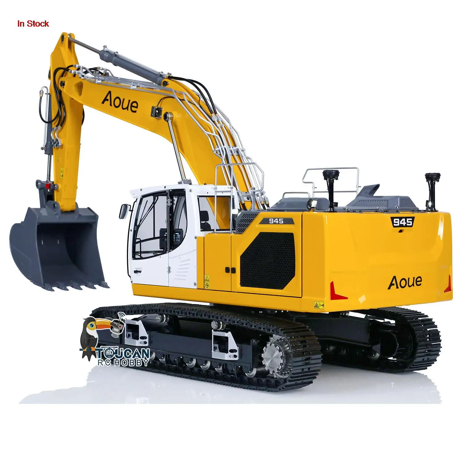LESU 1/14 Metal RC Hydraulic Excavator Black Tracks LR945 PL18EV Lite RTR Engineering Ready to Run Vehicle for Boys Toys TH22901 6