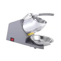 Machine à glace pilée anti-éclaboussures en acier inoxydable de qualité alimentaire, robuste et électrique 1