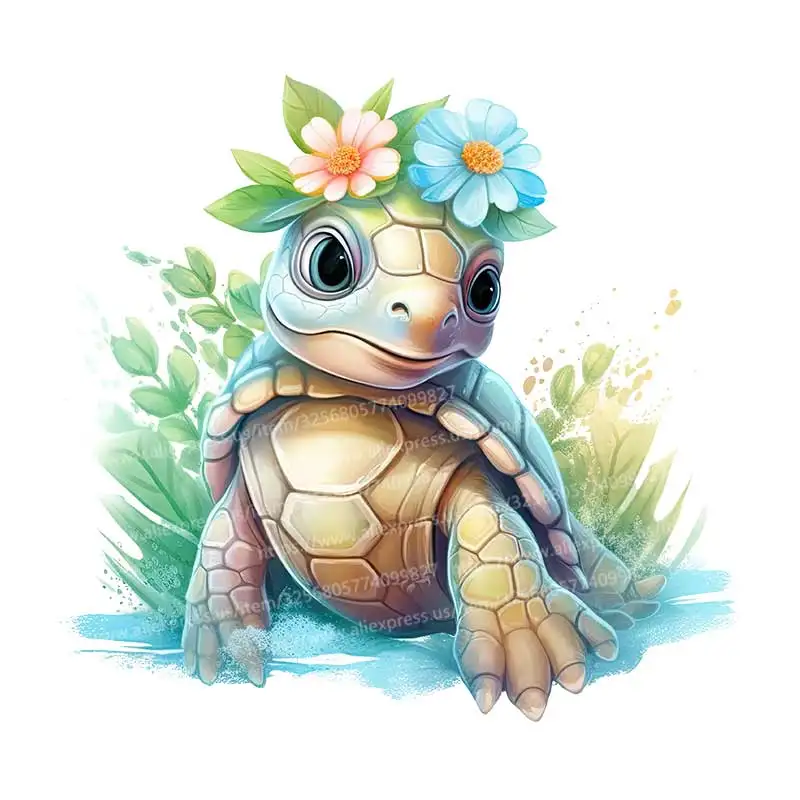 Turtle Toilet Sticker Bathroom Toilet Cover Sticker Wall Stickers Animal Wc Accessories for Home Bathroom Decoration S19