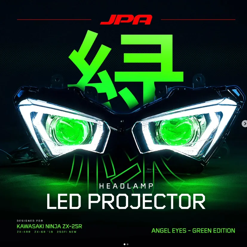 JPA NINJA ZX25R ZX6R ZX4RR 250FI 2021 2024 LED Projector Headlight