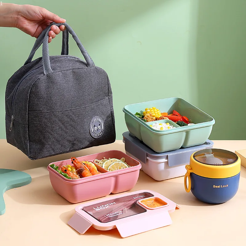 Portable Lunch Box Lunch Bags for Children School Office Bento Box