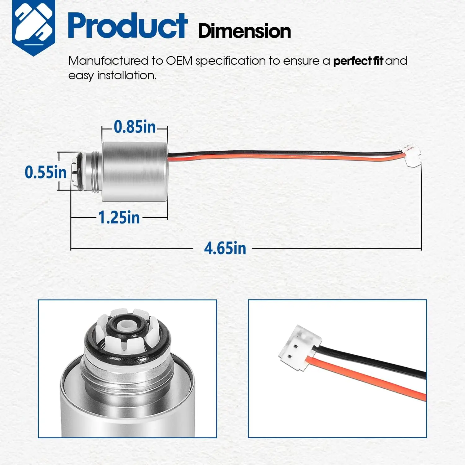 Description Picture 5 of item3325453 EBV-136-A Flush Valve Solenoid Part Fit for Sloan G2 Flushometers ,Toilet Parts