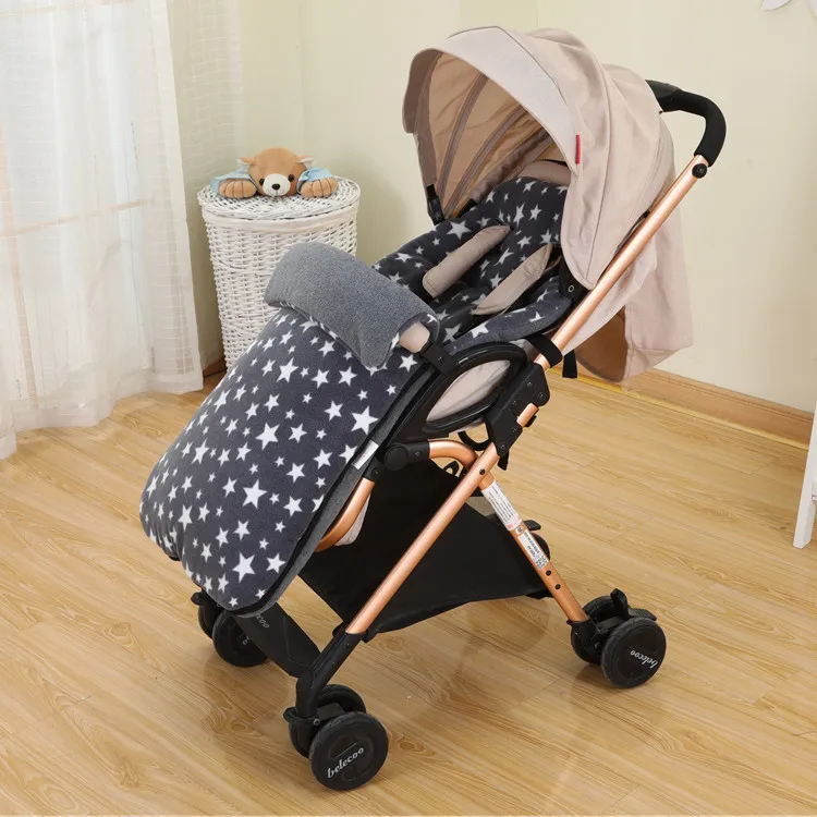 Hot Sale Baby Stroller/Buggy Sleeping Bag Infant Carriage Warm Socks Winter Windproof Foot Cover Anti-kick Shake Down Quilt Baby Strollers comfotable