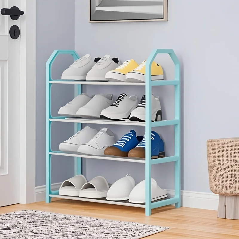 4 Floor Assembly Creative Home Shoe Rack Dormitory Door Storage Rack Storage Shoe Cabinet Components Home Supplies Bathroom 4