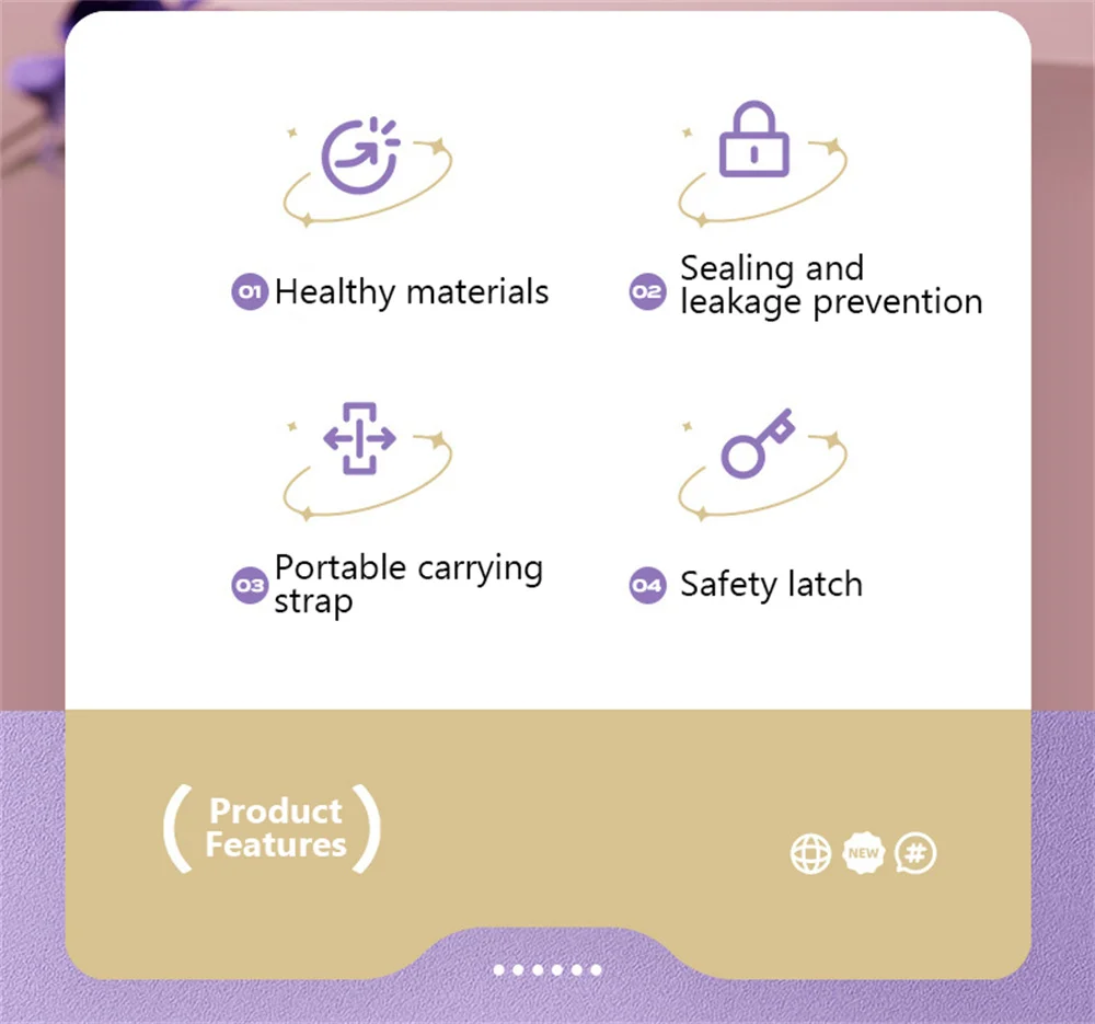 Description Picture 3 of itemChildren's Water Bottle Portable Outdoor Bounce Cap Plastic Cup Cute Student Water Bottle Fashionable Sports Water Bottle