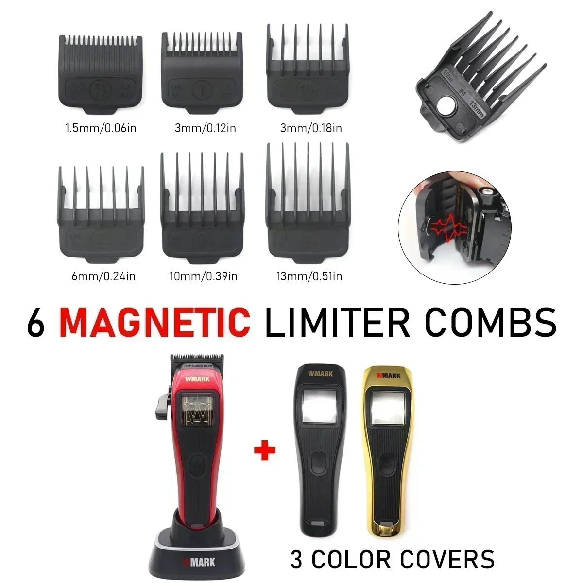 プロ用 WMARK オールメタル コードレスバリカン デジタル表示付き プロ用 WMARK オールメタル コードレスバリカン デジタル表示