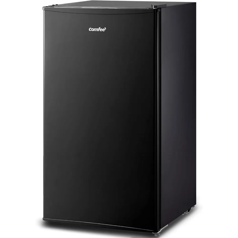

3 CuFt mini fridge Singel Door small Fridge for Bedroom Office Garage Studio Dorm, mini Refrigerator Black