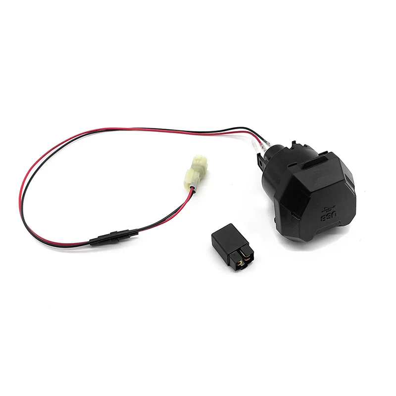 USB Charger Motorcycle Camera Cellphone USB Fast Charger with Relay Versys650 For Kawasaki Versys 650